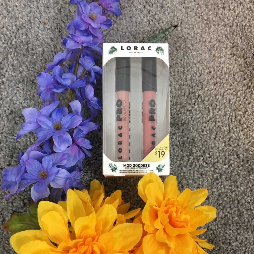LORAC liquid lipsticks